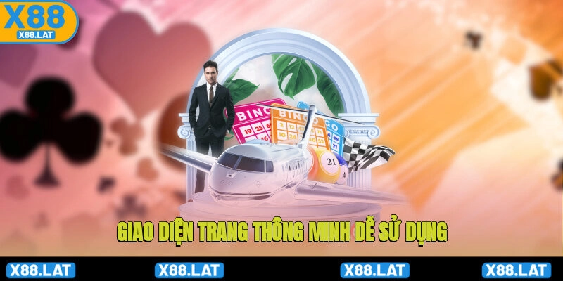 Giao diện trang thông minh, dễ sử dụng